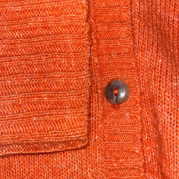 Jessi Lee quality garments. Orange speckle. 50%, wool 20% acrylic 20% nylon.. L - Picture 7 of 7